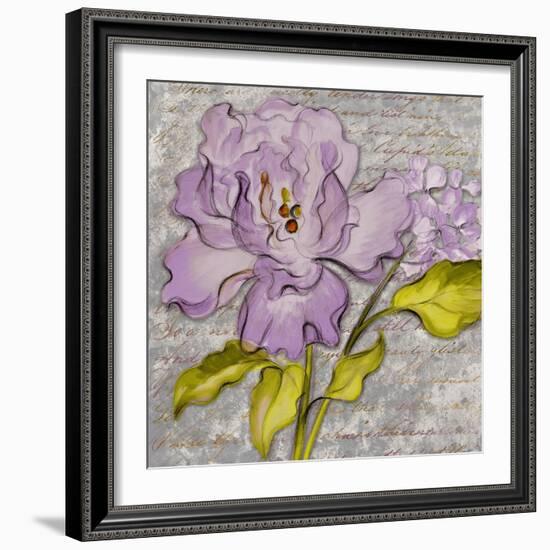 Purple Florals II-Lanie Loreth-Framed Art Print