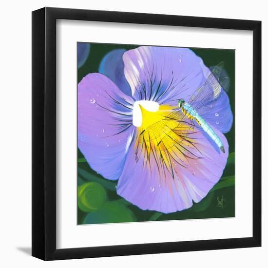 Purple Flower-Scott Westmoreland-Framed Art Print