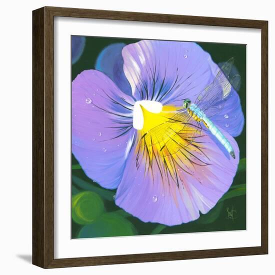 Purple Flower-Scott Westmoreland-Framed Art Print