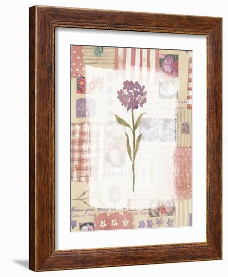 Purple Flower-Hope Street Designs-Framed Giclee Print