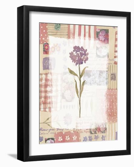 Purple Flower-Hope Street Designs-Framed Giclee Print