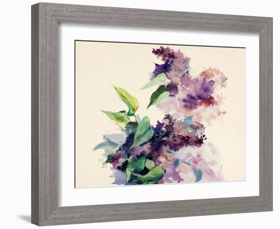 Purple Flowers-Boyan Dimitrov-Framed Art Print