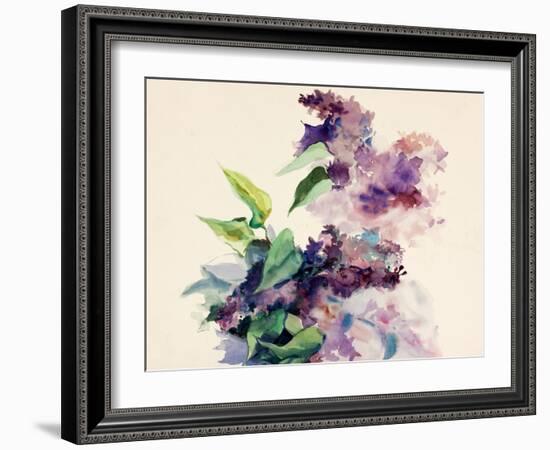 Purple Flowers-Boyan Dimitrov-Framed Art Print