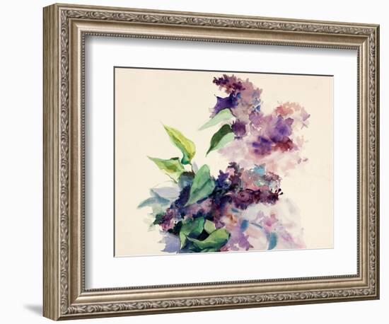 Purple Flowers-Boyan Dimitrov-Framed Art Print