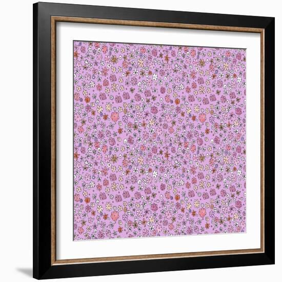 Purple Flowers-Effie Zafiropoulou-Framed Giclee Print