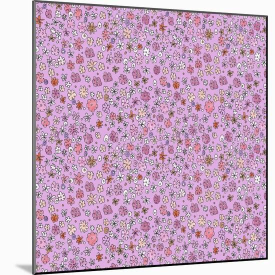 Purple Flowers-Effie Zafiropoulou-Mounted Giclee Print