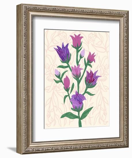 Purple Flowers-Cody Alice Moore-Framed Art Print