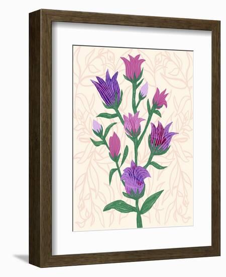 Purple Flowers-Cody Alice Moore-Framed Art Print