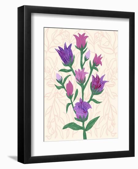 Purple Flowers-Cody Alice Moore-Framed Art Print