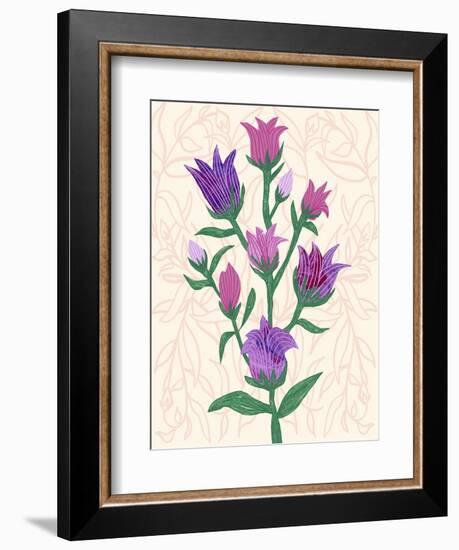 Purple Flowers-Cody Alice Moore-Framed Art Print