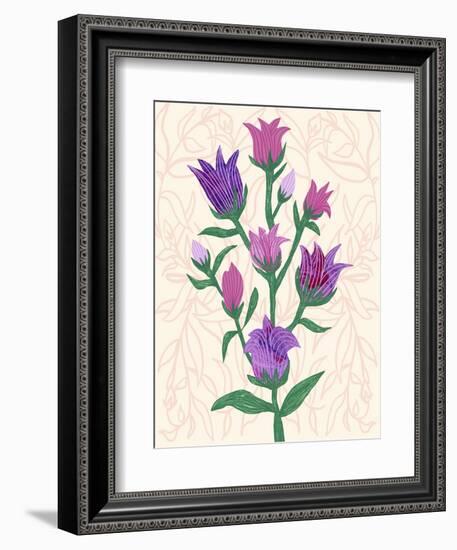 Purple Flowers-Cody Alice Moore-Framed Art Print