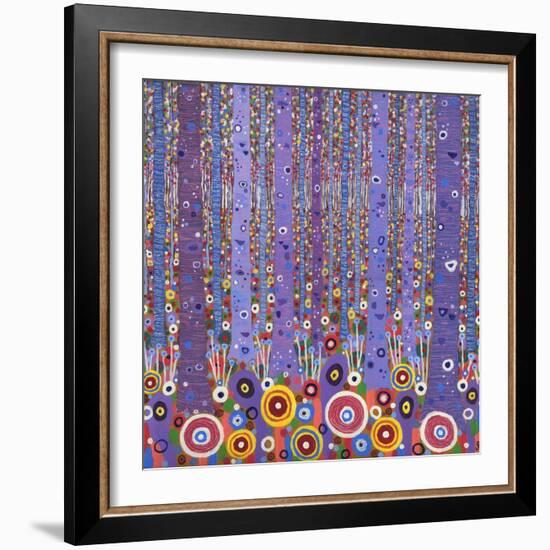 Purple Forest 1, 2012-David Newton-Framed Giclee Print