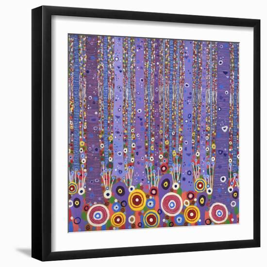 Purple Forest 1, 2012-David Newton-Framed Giclee Print