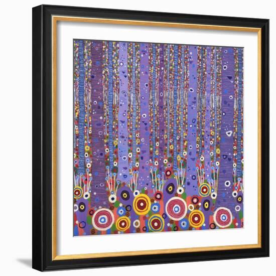 Purple Forest 1, 2012-David Newton-Framed Giclee Print