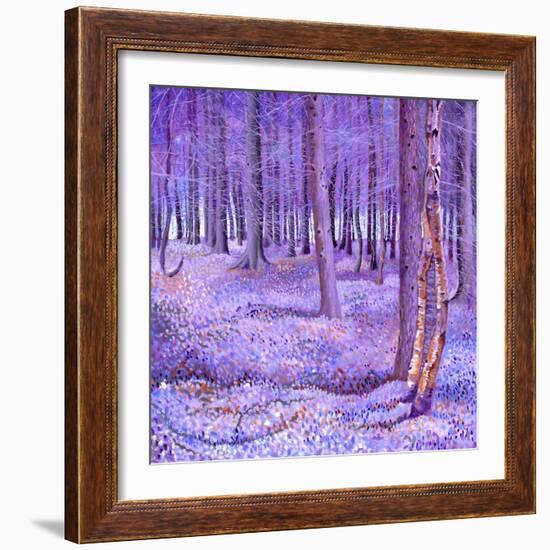 Purple Forest 2, 2012-David Newton-Framed Giclee Print