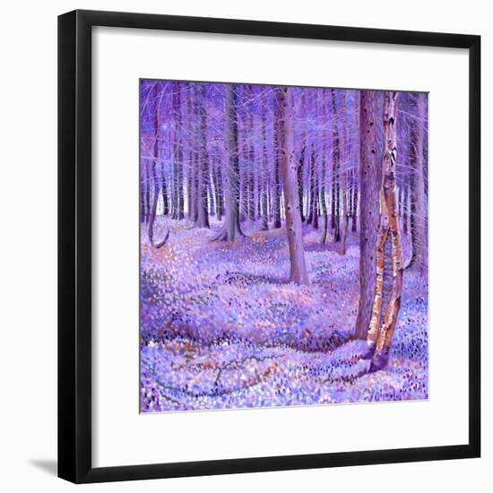 Purple Forest 2, 2012-David Newton-Framed Giclee Print