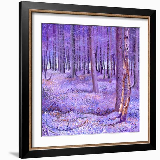 Purple Forest 2, 2012-David Newton-Framed Giclee Print