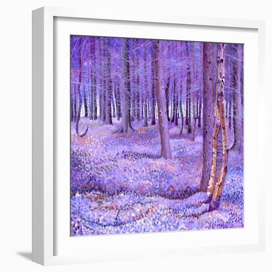 Purple Forest 2, 2012-David Newton-Framed Giclee Print