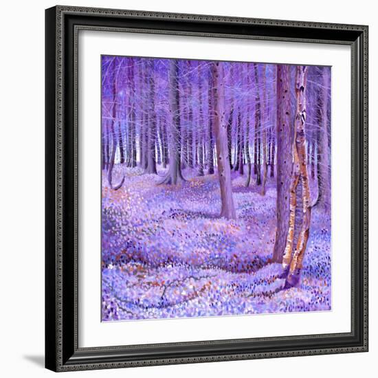 Purple Forest 2, 2012-David Newton-Framed Giclee Print