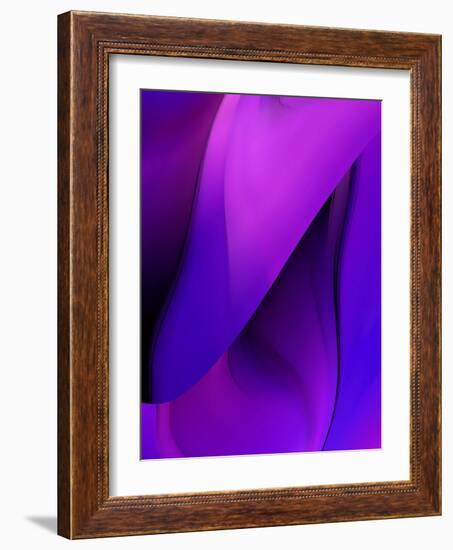 Purple Fuschia Blue Wrap-Ruth Palmer-Framed Art Print