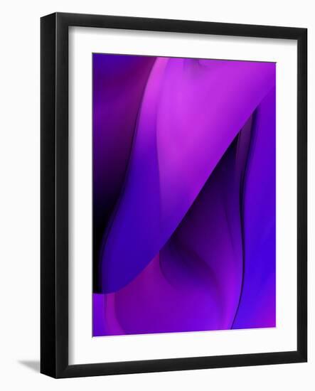 Purple Fuschia Blue Wrap-Ruth Palmer-Framed Art Print