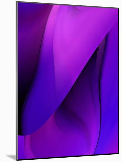 Purple Fuschia Blue Wrap-Ruth Palmer-Mounted Art Print