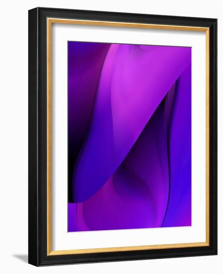 Purple Fuschia Blue Wrap-Ruth Palmer-Framed Art Print