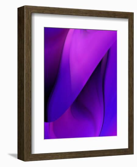 Purple Fuschia Blue Wrap-Ruth Palmer-Framed Art Print