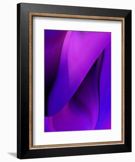 Purple Fuschia Blue Wrap-Ruth Palmer-Framed Art Print