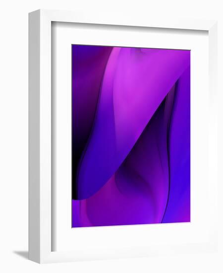 Purple Fuschia Blue Wrap-Ruth Palmer-Framed Art Print