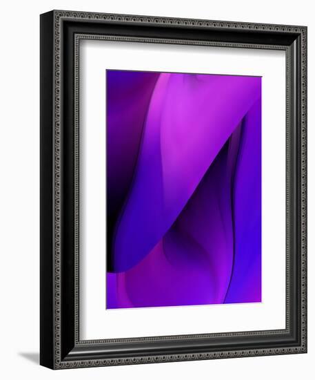 Purple Fuschia Blue Wrap-Ruth Palmer-Framed Art Print