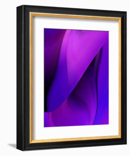 Purple Fuschia Blue Wrap-Ruth Palmer-Framed Art Print