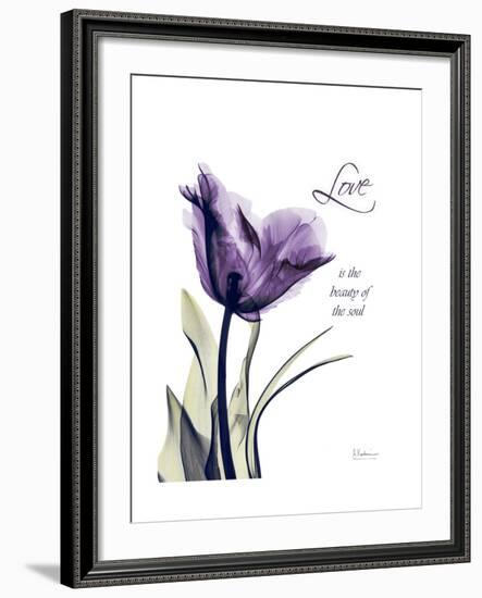 Purple Gentian Love-Albert Koetsier-Framed Premium Giclee Print