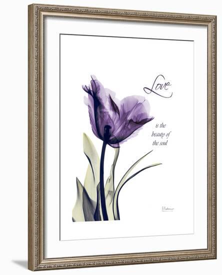 Purple Gentian Love-Albert Koetsier-Framed Premium Giclee Print