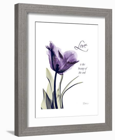 Purple Gentian Love-Albert Koetsier-Framed Premium Giclee Print