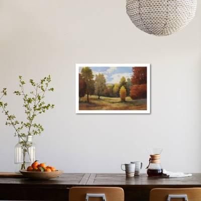 PURPLE HEADED MOUNTAIN by KANAYO EDE 24X36/" Landscape Art Poster