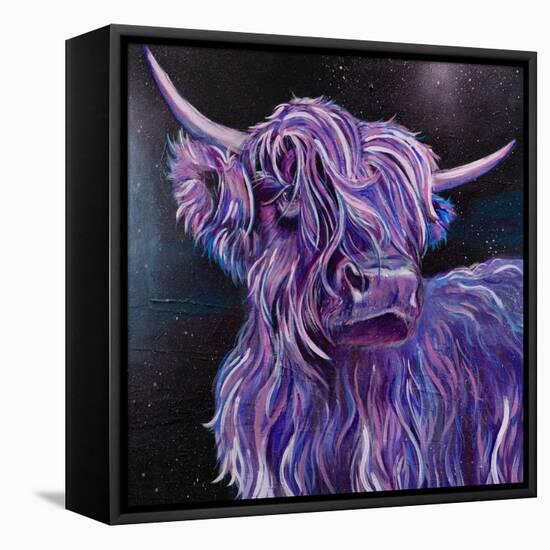 Purple Highland-Emma Catherine Debs-Framed Stretched Canvas