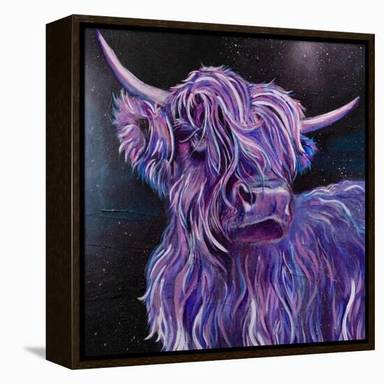 Purple Highland-Emma Catherine Debs-Framed Stretched Canvas