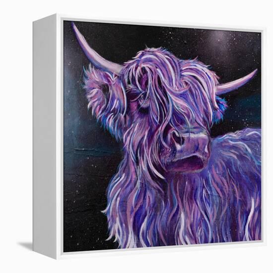 Purple Highland-Emma Catherine Debs-Framed Stretched Canvas