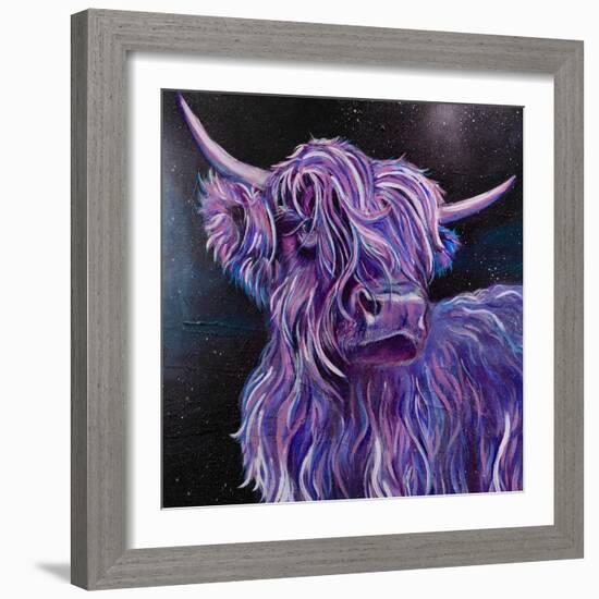 Purple Highland-Emma Catherine Debs-Framed Art Print