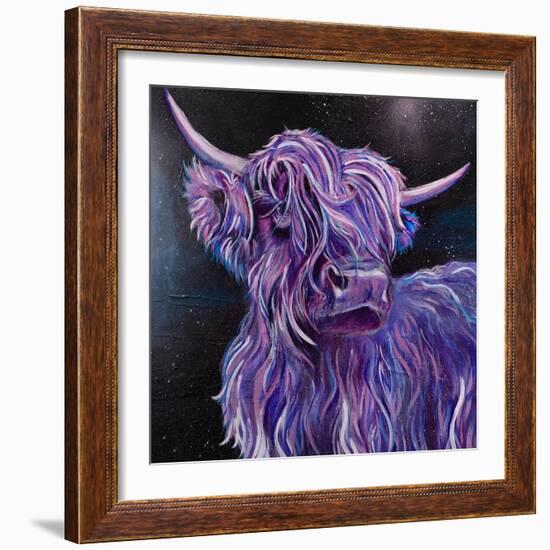 Purple Highland-Emma Catherine Debs-Framed Art Print