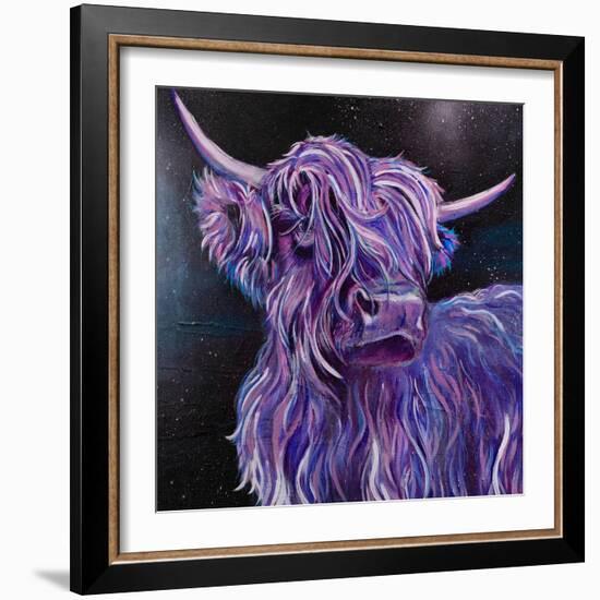 Purple Highland-Emma Catherine Debs-Framed Art Print