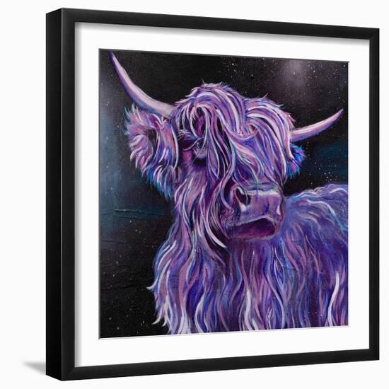 Purple Highland-Emma Catherine Debs-Framed Art Print