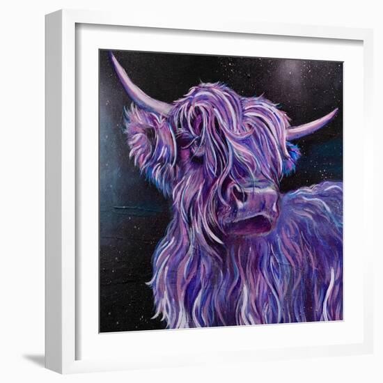 Purple Highland-Emma Catherine Debs-Framed Art Print