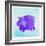 Purple Hippo-null-Framed Giclee Print