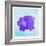 Purple Hippo-null-Framed Giclee Print