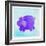 Purple Hippo-null-Framed Giclee Print