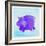 Purple Hippo-null-Framed Giclee Print