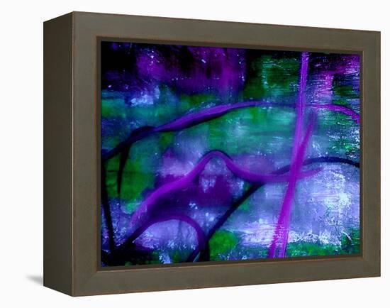 Purple Ice-Ruth Palmer 2-Framed Stretched Canvas