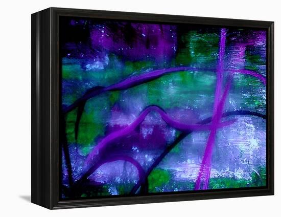 Purple Ice-Ruth Palmer 2-Framed Stretched Canvas